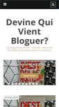 Mobile Screenshot of devinequivientbloguer.fr